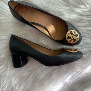 Tory Burch block heels Sz 7.5 black